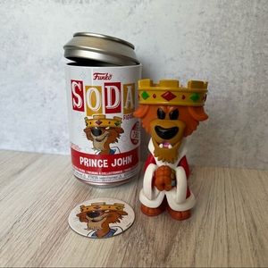 Official Disney’s Robinhood - Funko Soda Pop Common Prince John! Robin Hood Lion